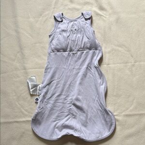 Cozy Gray Sleeveless Kids Dress